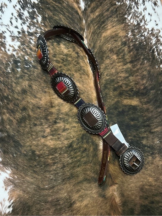 Ariat Accessories - NWT Ariat Western Concho Belt with Multicolori Inset